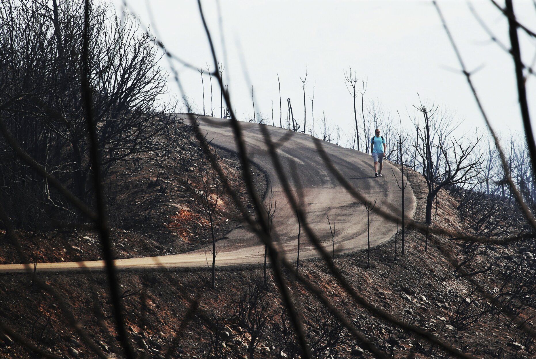 Las Médulas, arrasadas por el fuego: un paisaje desolador