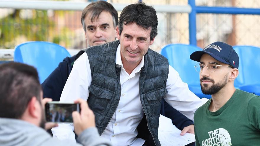 Unai Emery se deja ver en Zaragoza