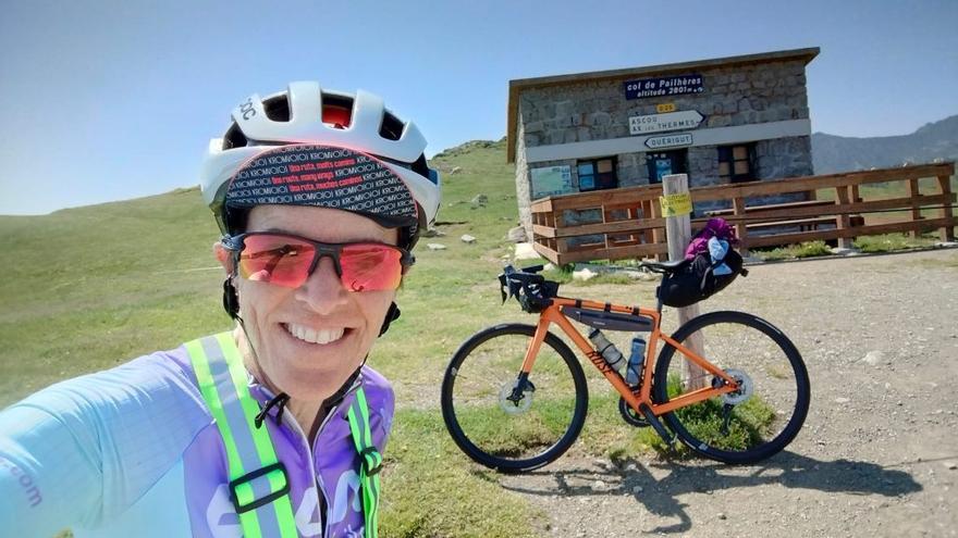 Pili Rodríguez, sonriente en la Kromvojoj