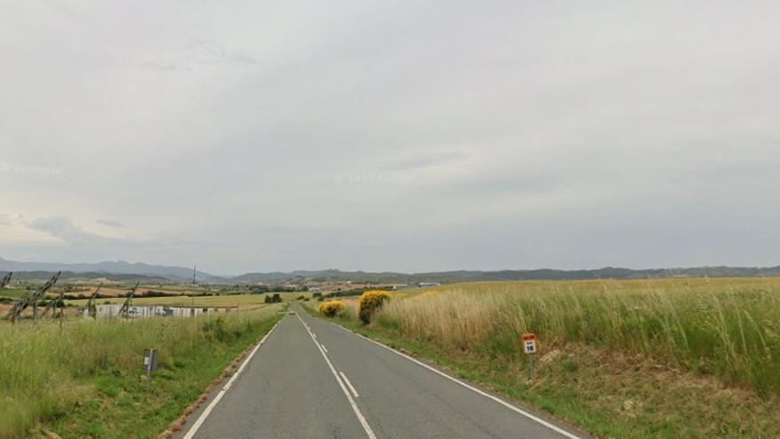Localizan el cadáver de una persona junto a la carretera NA-129 en Los Arcos