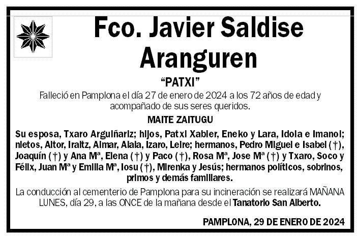 Fco. Javier Saldise Aranguren