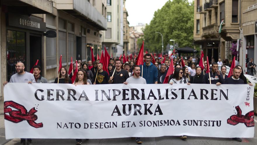 Fotos de la manifestación de EHKS con motivo del 1 de mayo