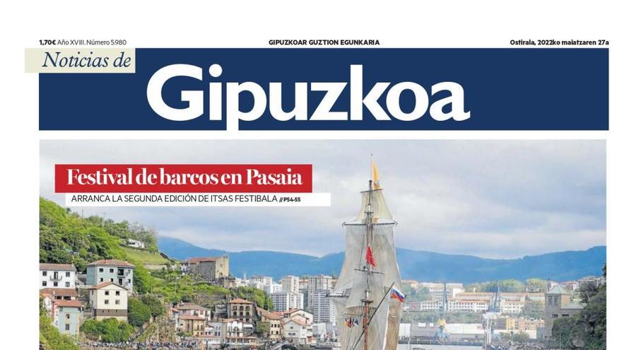 Portada de la edición impresa de este viernes