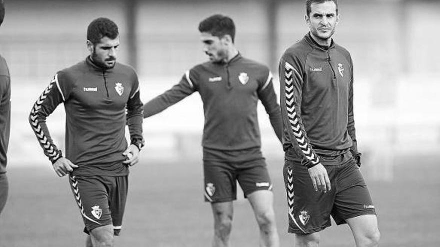 Villar, durante el entrenamiento de ayer.