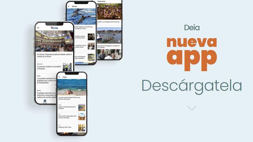 Deia renueva su ‘app’ con un nuevo diseño y una navegación más intuitiva