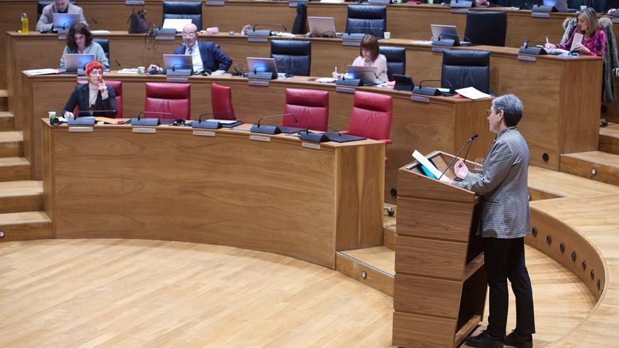 Pleno del Parlamento de Navarra este jueves 9 de febrero