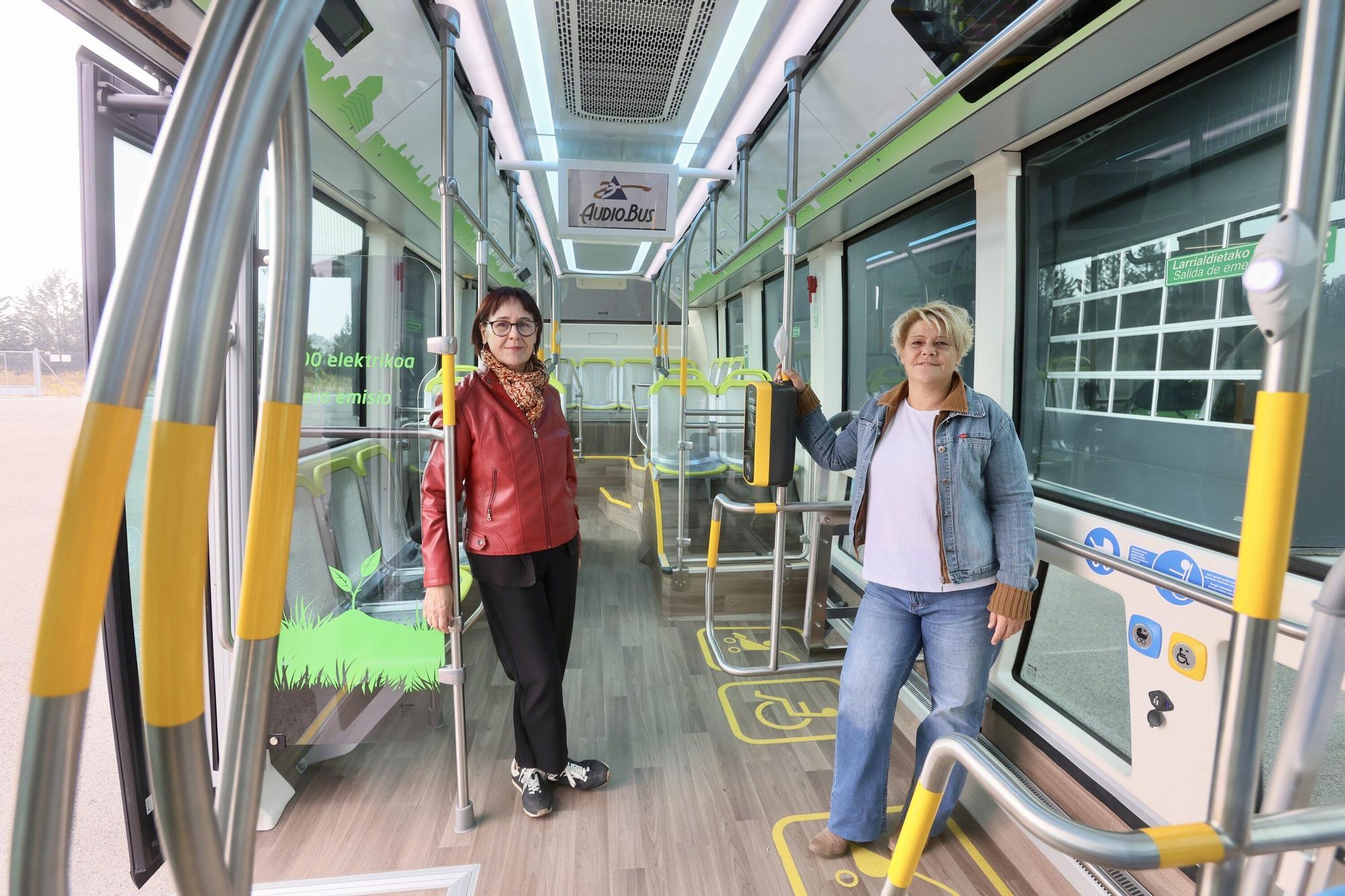 Dos nuevos autobuses eléctricos para Vitoria