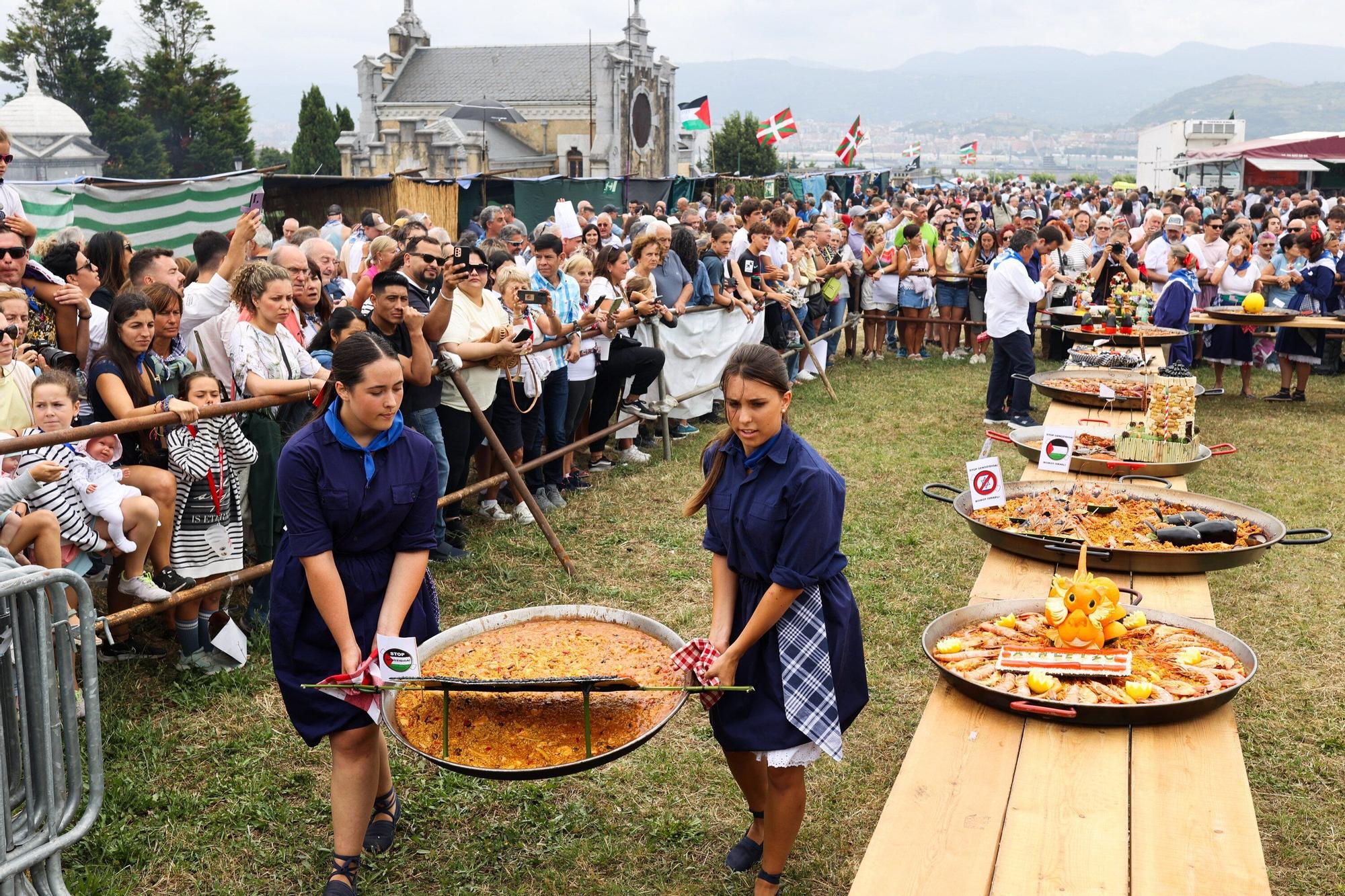 En imágenes: Getxo celebra sus Paellas de Aixerrota