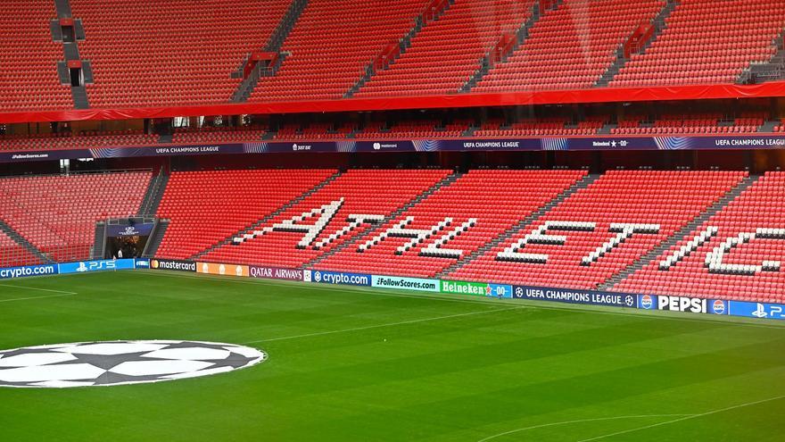 Así suena el himno de la Champions en San Mamés