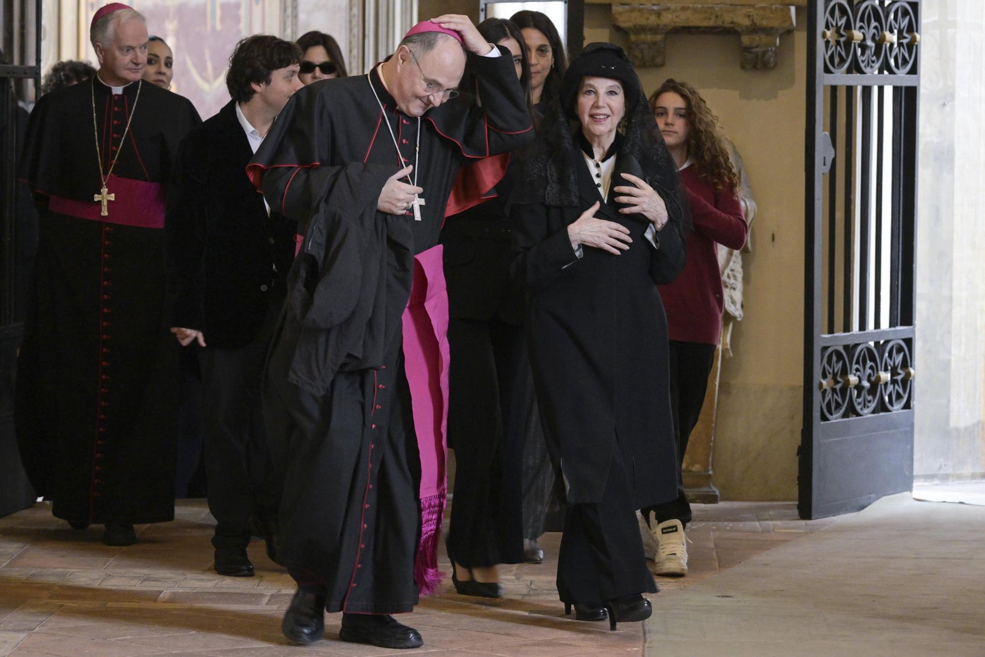 En imágenes: El Papa León XIV elige sus cuatro películas favoritas en un encuentro con personalidades del cine