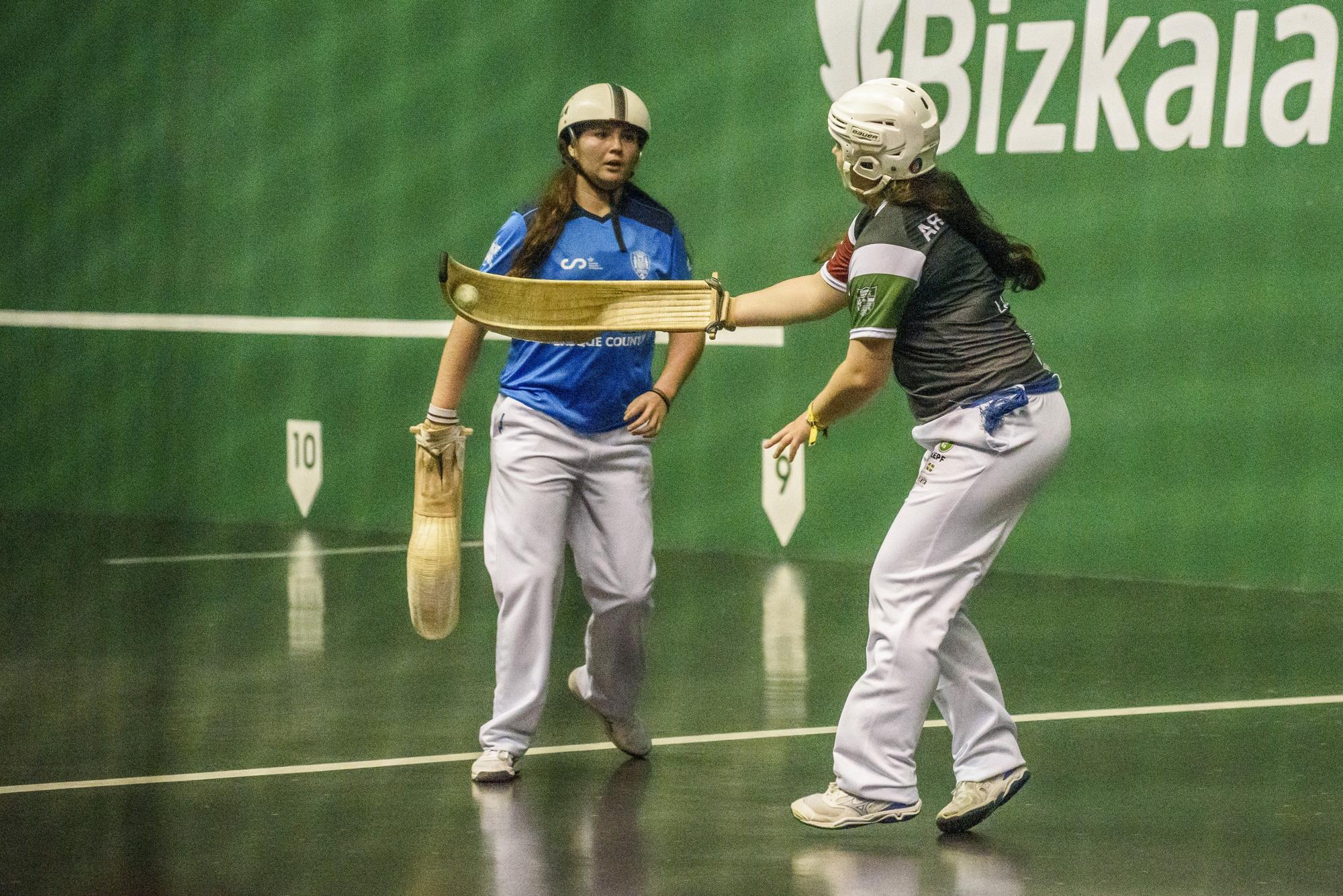 En imágenes: Final femenina de cesta punta de la Liga de Naciones 36 metros