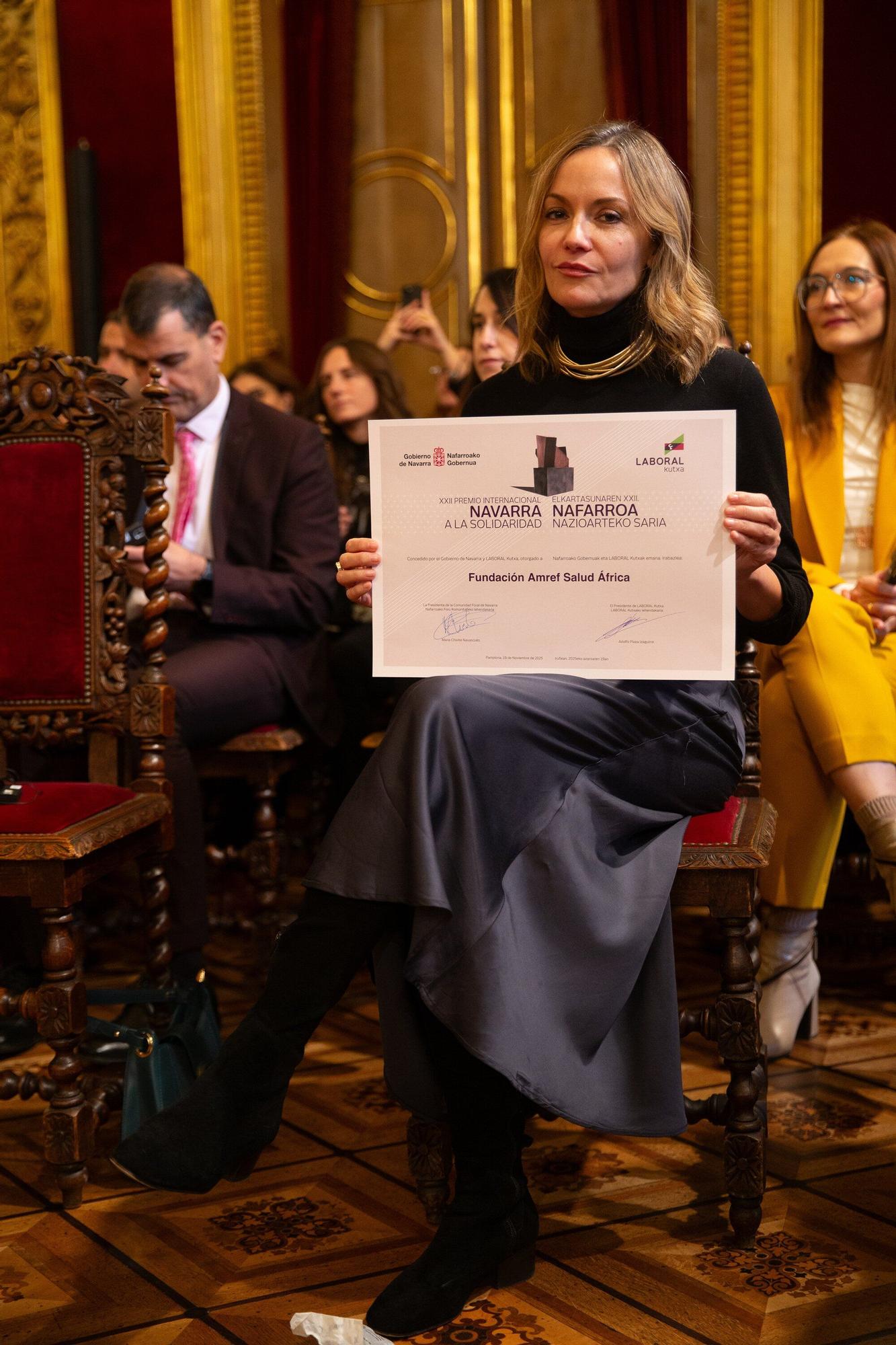 XXII Premio Internacional Navarra a la Solidaridad a la Fundación Amref Salud África