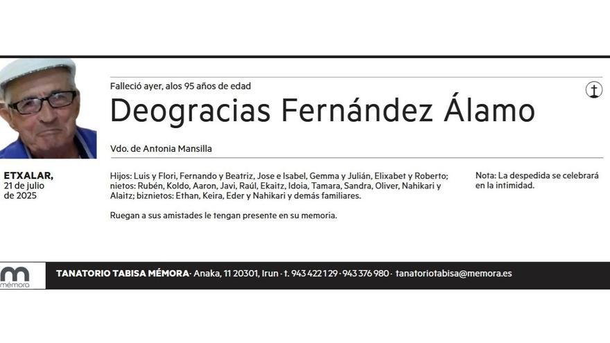 DEOGRACIAS FERNANDEZ ALAMAO