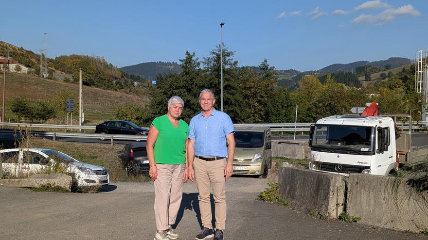 El PNV de Eskoriatza propone un aparcamiento para vehículos compartidos en Intxaurtxueta