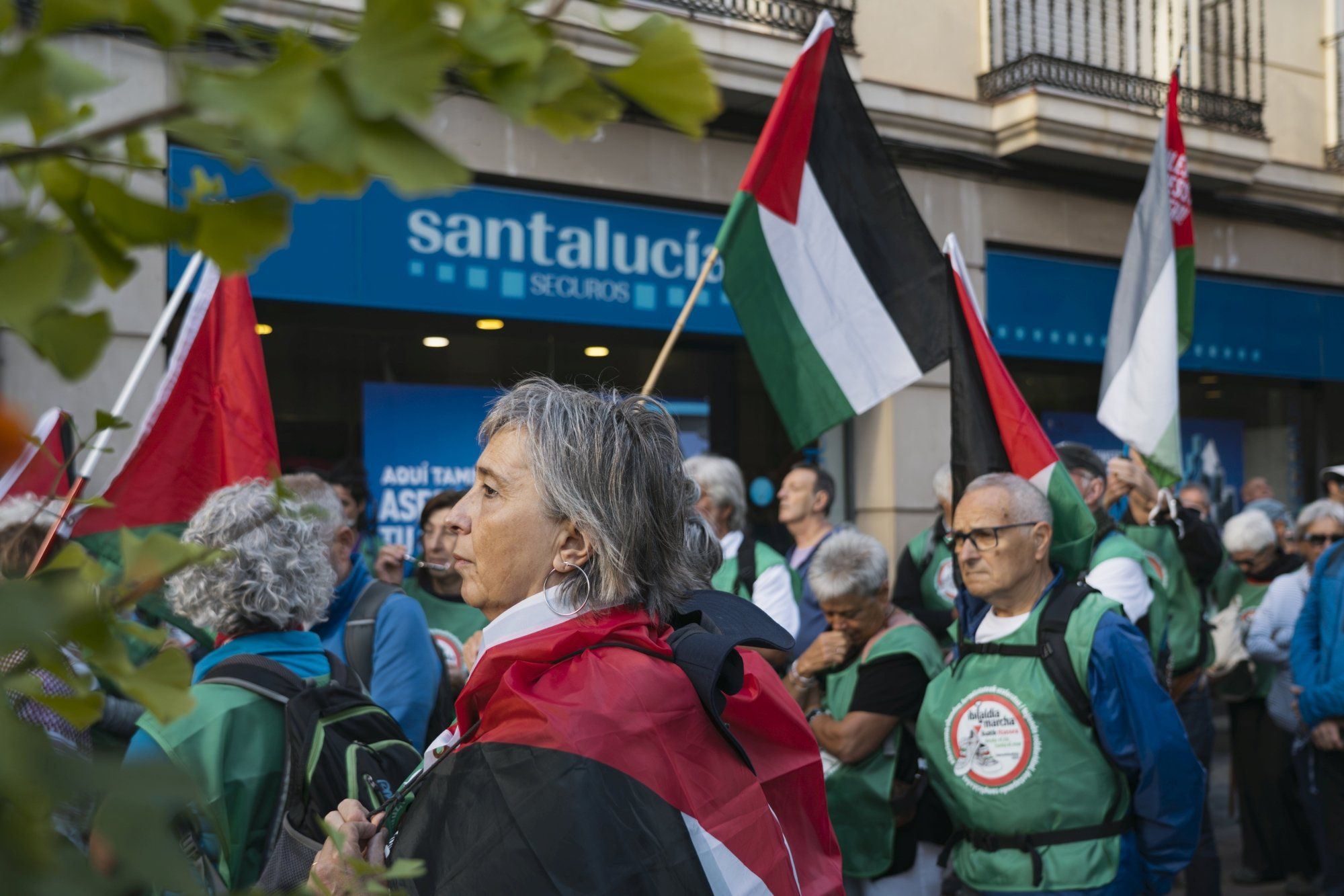 Fotos de la marcha pro Palestina 'Ibaitik Itsasora' en Tudela