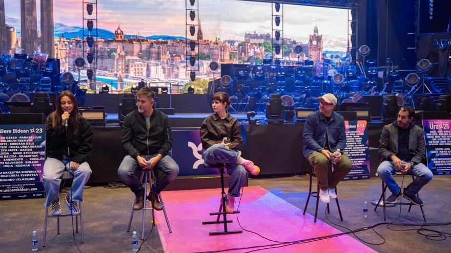 Mikel Urdangarin, Olaia Inziarte y Maren recibirán a 2026 con un concierto en Edimburgo