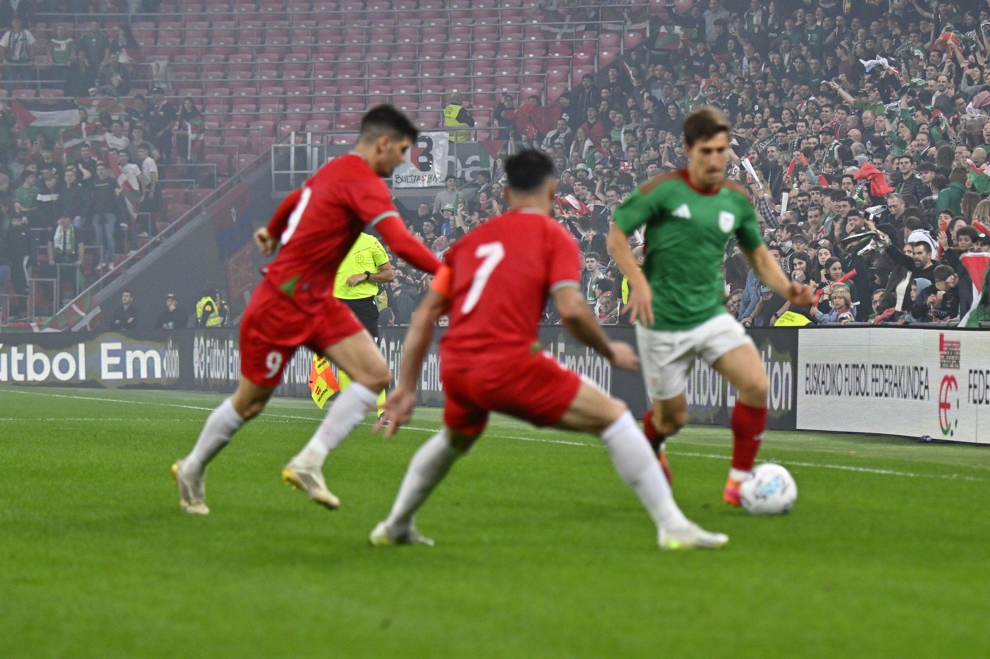 Las imágenes del Euskal Selekzioa - Palestina