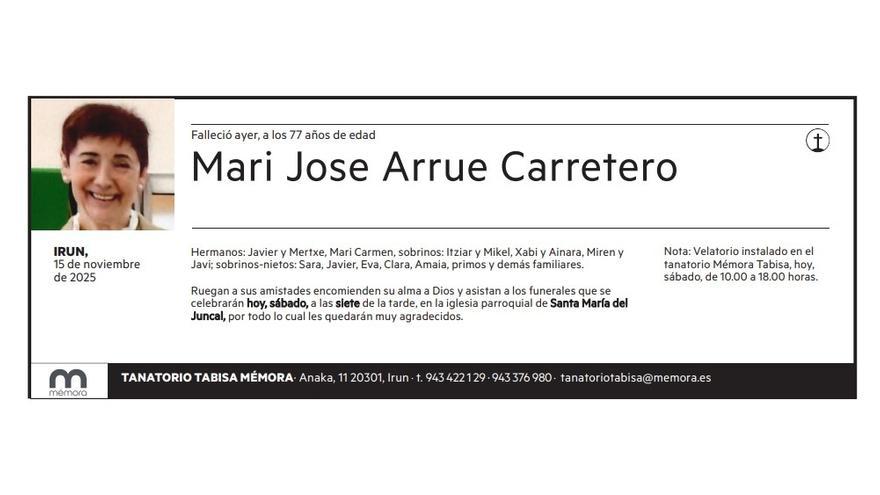 Mari Jose Arrue Carretero