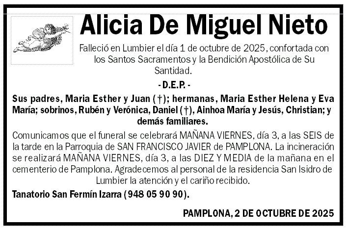 Alicia De Miguel Nieto