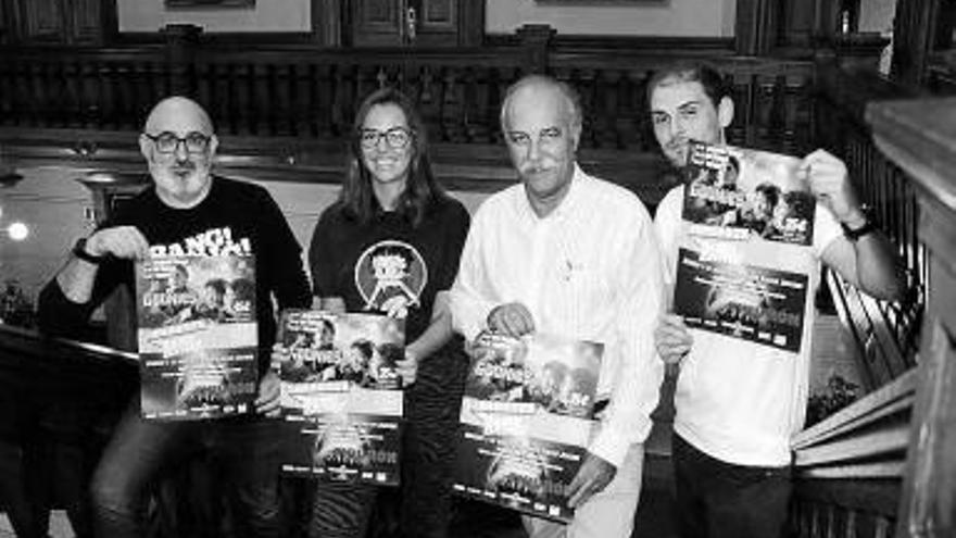 De izda. a dcha., Arroyo, Eizaguirre, Martínez y Amilibia.