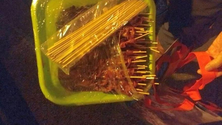 Decomisados 39 kilos  de productos perecederos en puestos ambulantes
