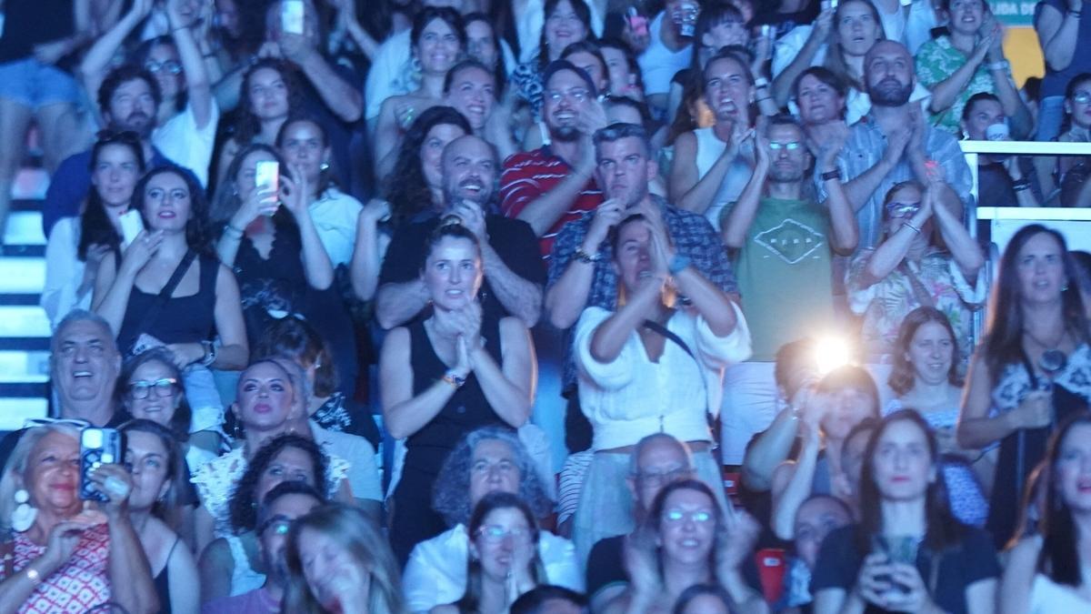 El público disfrutó sin descanso del concierto de la artista
