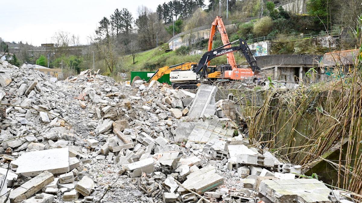 Imagen de las obras que se están realizando en &quot;El infierno&quot;