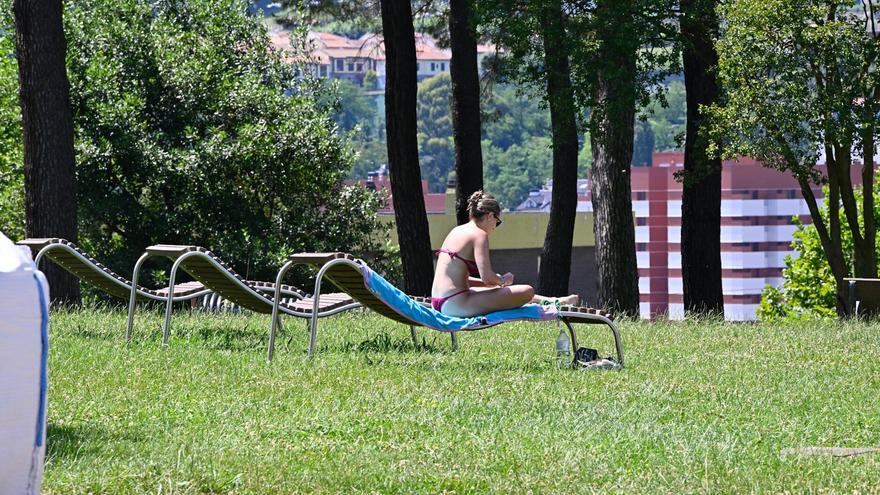 Activadas las duchas en las "playas verdes" de Bilbao