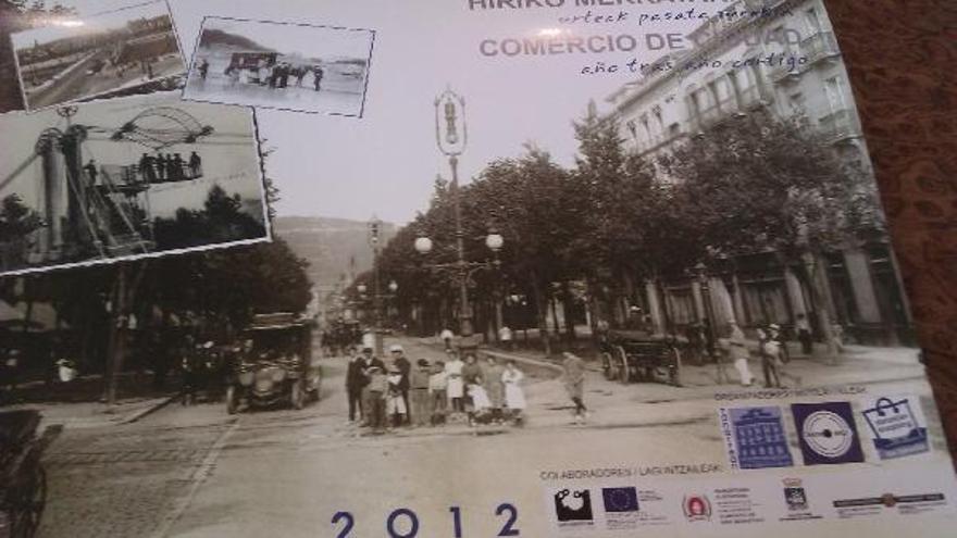 Los comercios donostiarras asociados a Zaharrean y Centro Erdi regalarán 15.000 calendarios a partir del jueves