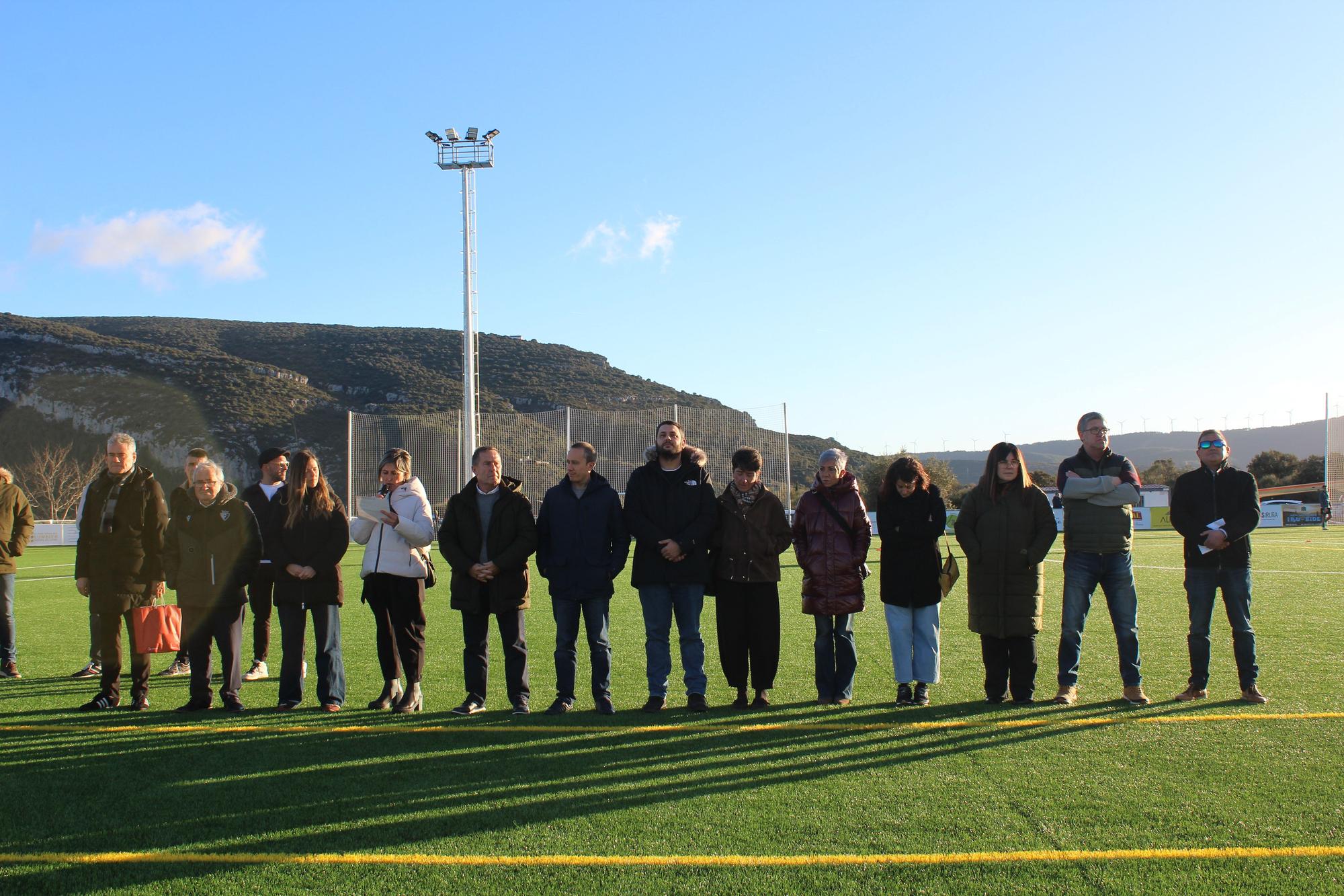 Inauguración del nuevo campo del Lardín