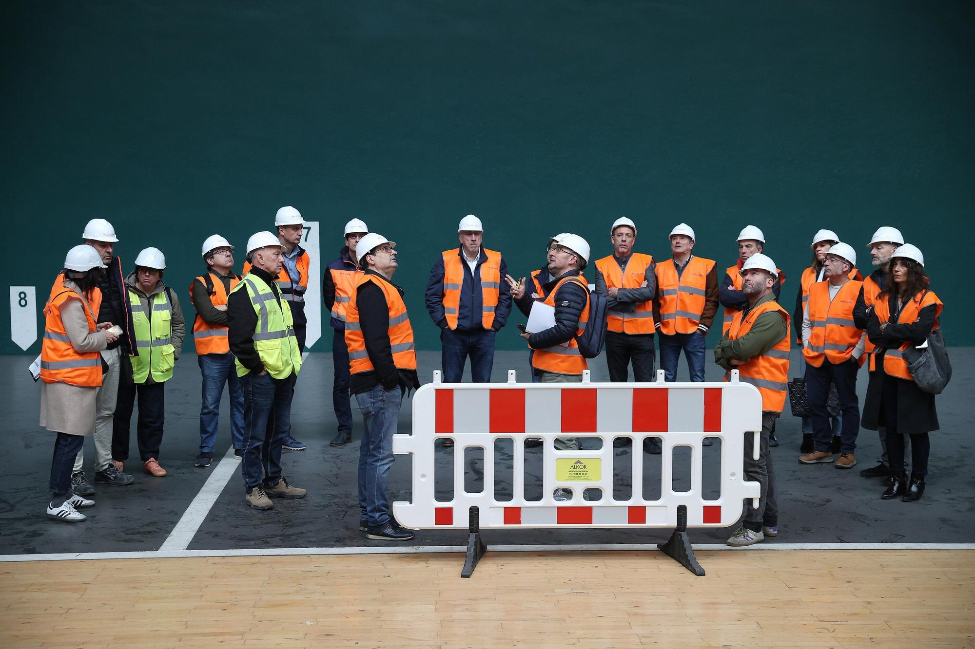 Obras de eficiencia energética en el frontón Labrit