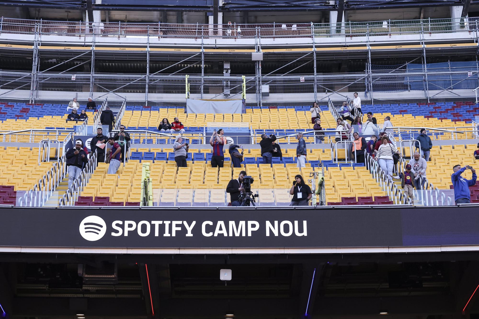Fotos del nuevo Spotify Camp Nou en el primer día con público