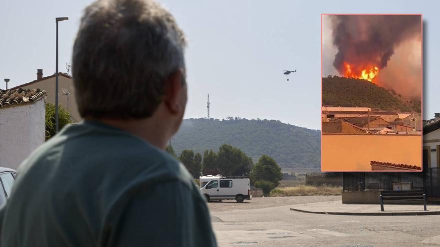 Vecinos de Carcastillo: &quot;Por la noche veíamos desde casa unas llamaradas impresionantes&quot;