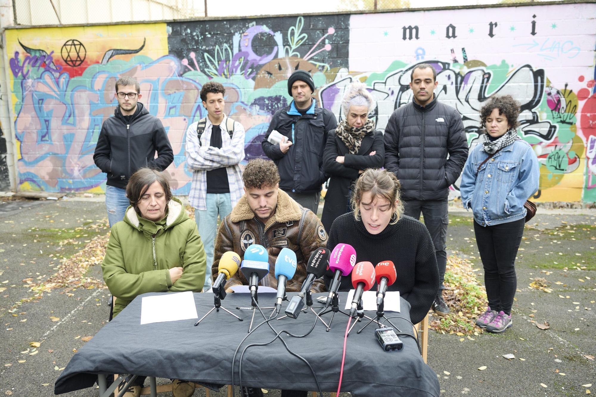 Los colectivos sociales solicitan al Ayuntamiento de Pamplona espacios municipales para alojar a personas sin hogar