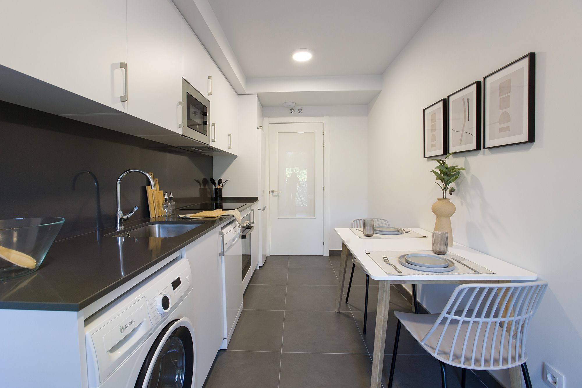 Cocina de un piso piloto de Olarizu Homes IV.