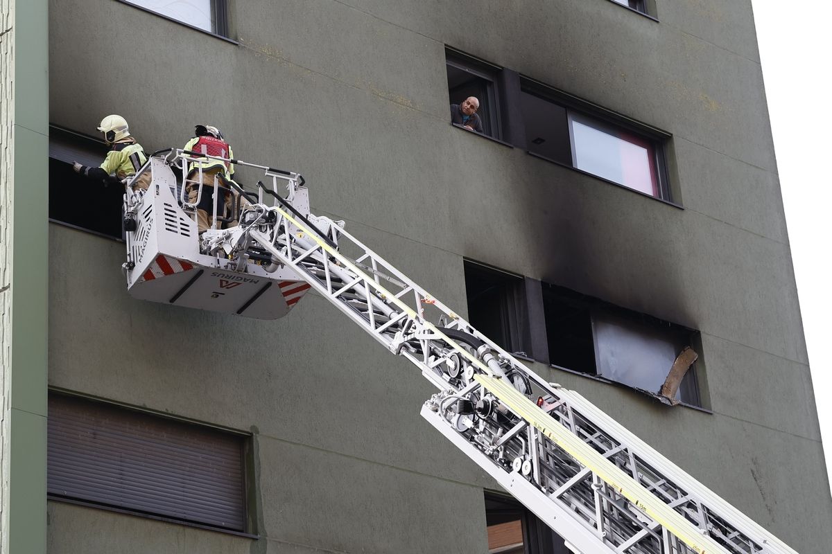 Incendio en un piso de la calle El Carmen de Barakaldo