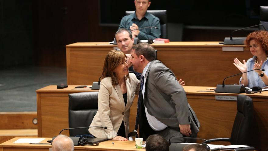 Unai Hualde, satisfecho con una Mesa del Parlamento de Navarra "plural y de mayoría progresista"