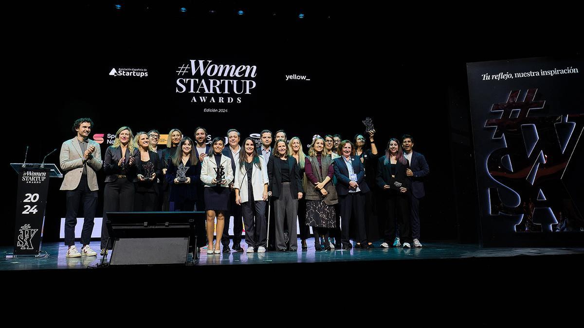 Los premiados en la tercera edición de los &#039;Women Startup Awards&#039;.