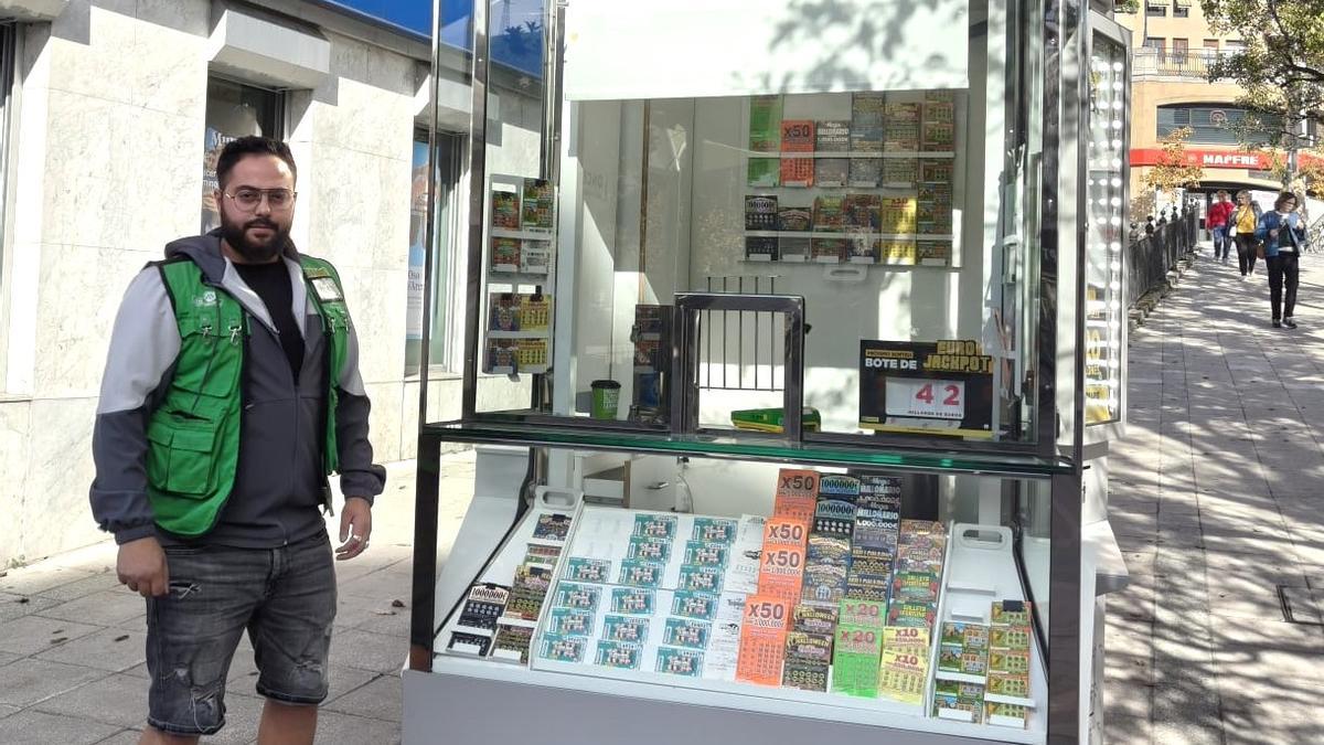 El agente vendedor de la ONCE Francisco Gabarri Echeverria.