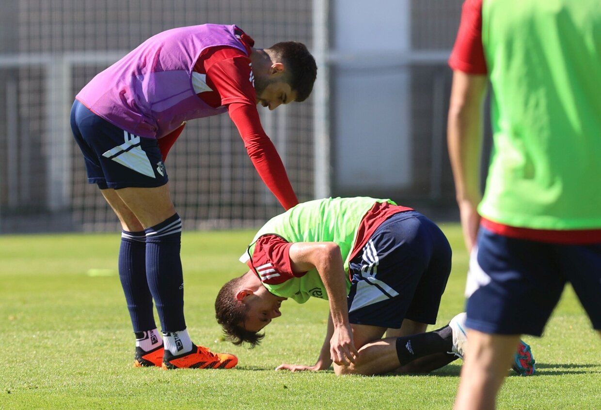 Entrenamiento de Osasuna del 18 de abril