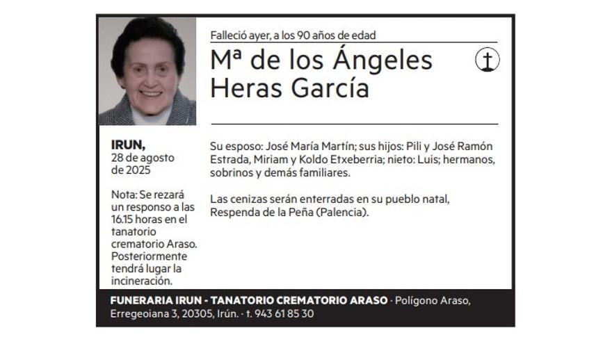 Mª de los Ángeles Heras García