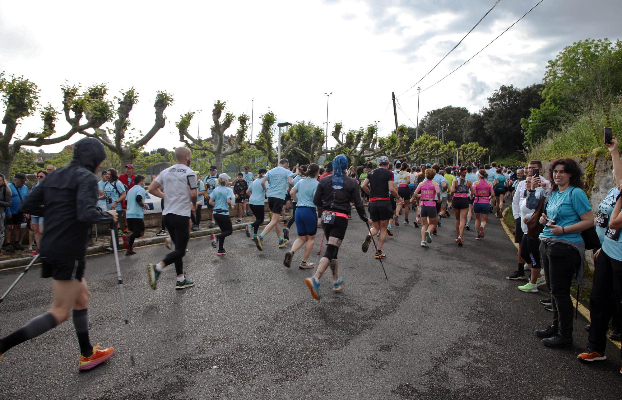 Los corredores fueron los primeros en tomar la salida.