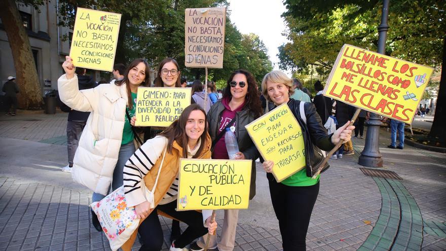 El Gobierno de Navarra cifra en un 28,2% el seguimiento de la huelga en la educación pública