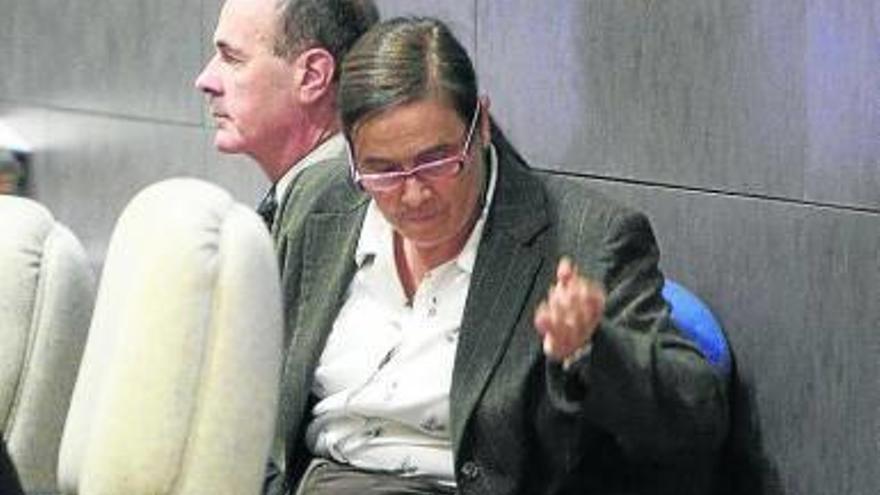 Goiriena y Barranquero, en una sesión de la vista oral.