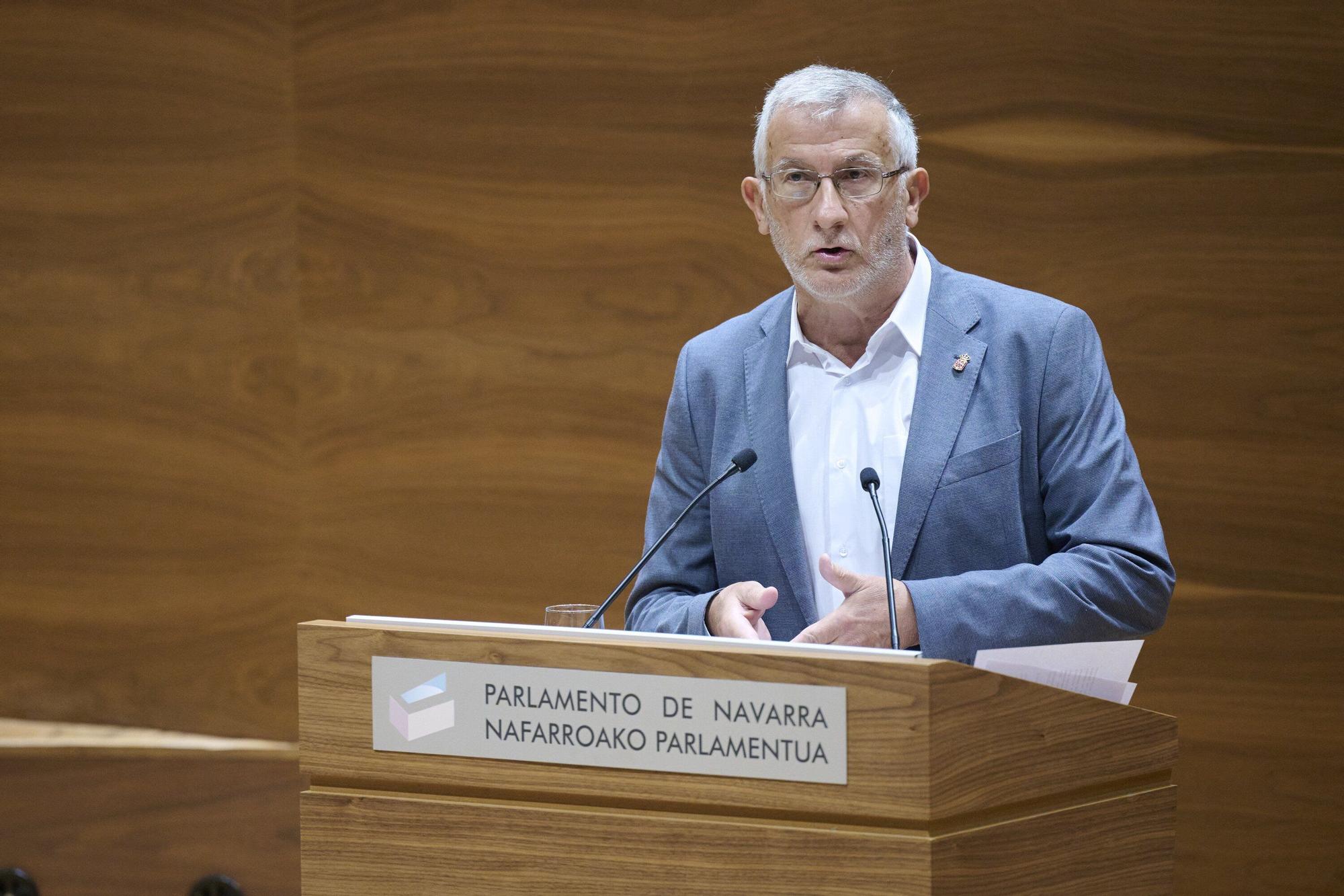 Fotos del pleno del Parlamento de Navarra (primero del curso 2025-26)