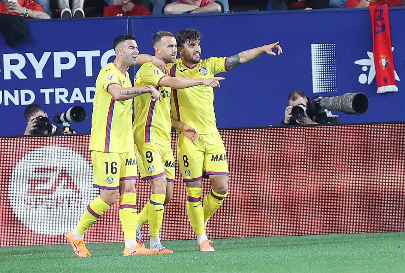 Fotos del Osasuna-Getafe en El Sadar