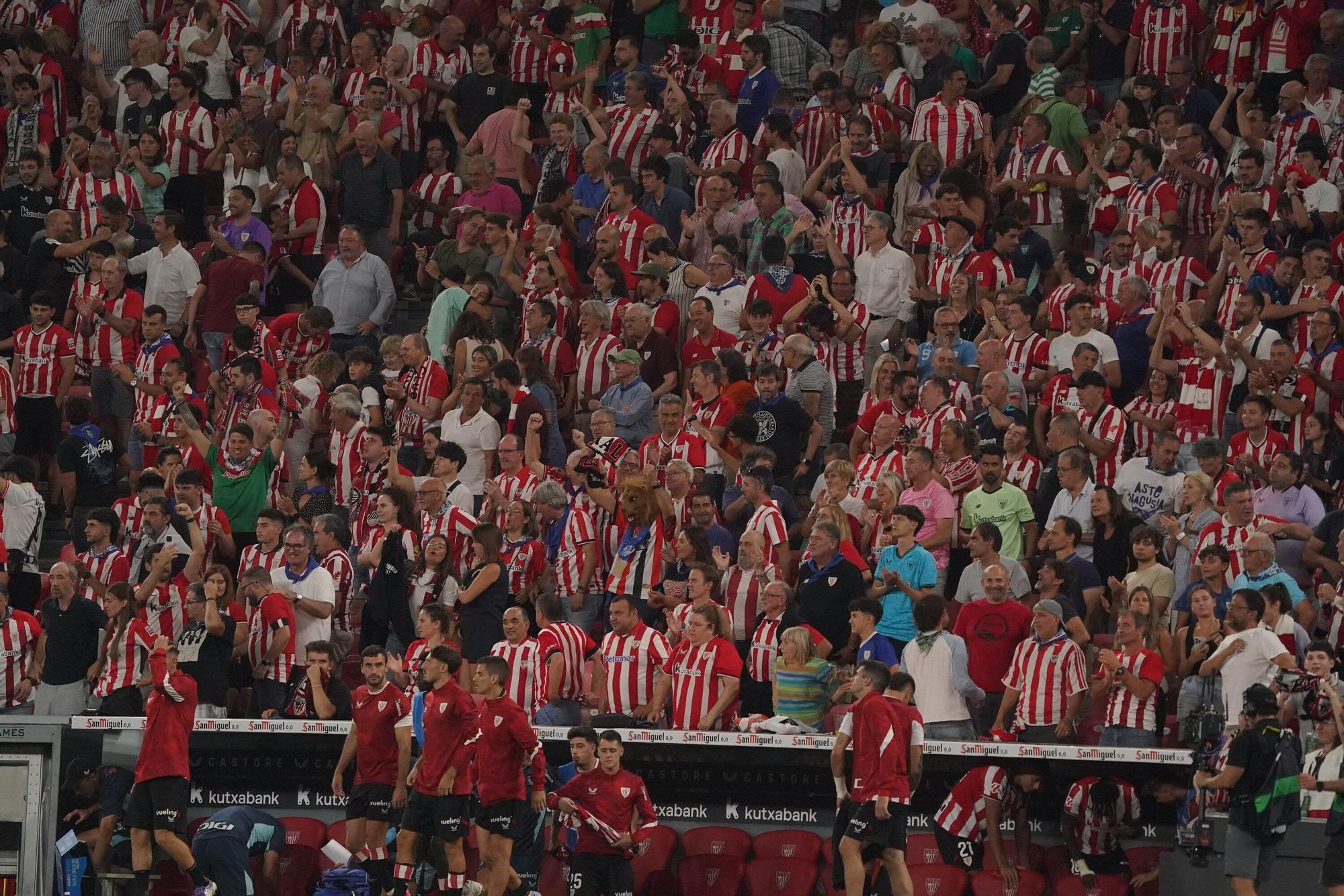 El Athletic-Sevilla, en imágenes
