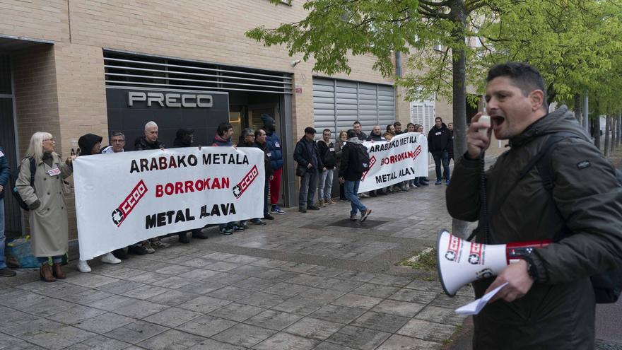 Sin avances en el convenio del metal en Álava
