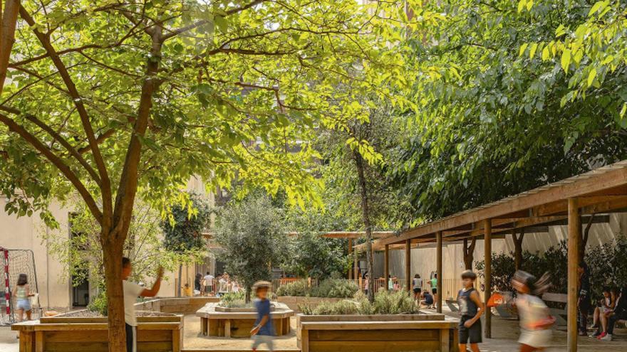 Bilbao edita una guía para que los patios sean un Edén dentro del colegio