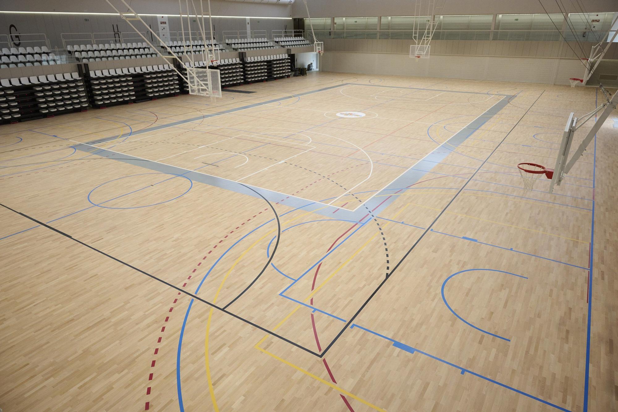 Fotos del nuevo polideportivo de Valle de Egüés